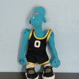 Space Jam Movie Basketball Monstars Blanko 11'in Blue Plush VINTAGE 1996